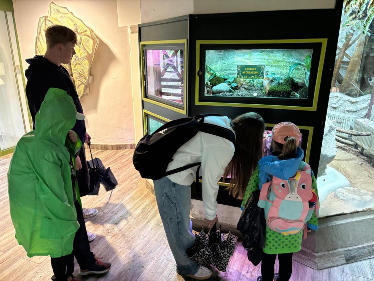 1.B - Návštěva zoologické zahrady s deváťáky