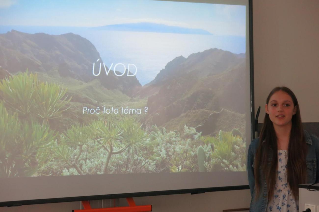 Deváťáci prezentují své ročníkové práce