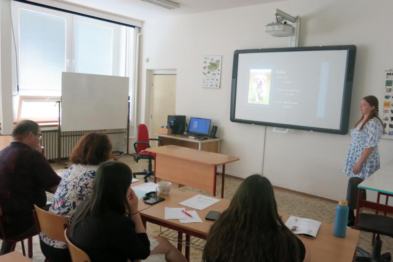 Deváťáci prezentují své ročníkové práce