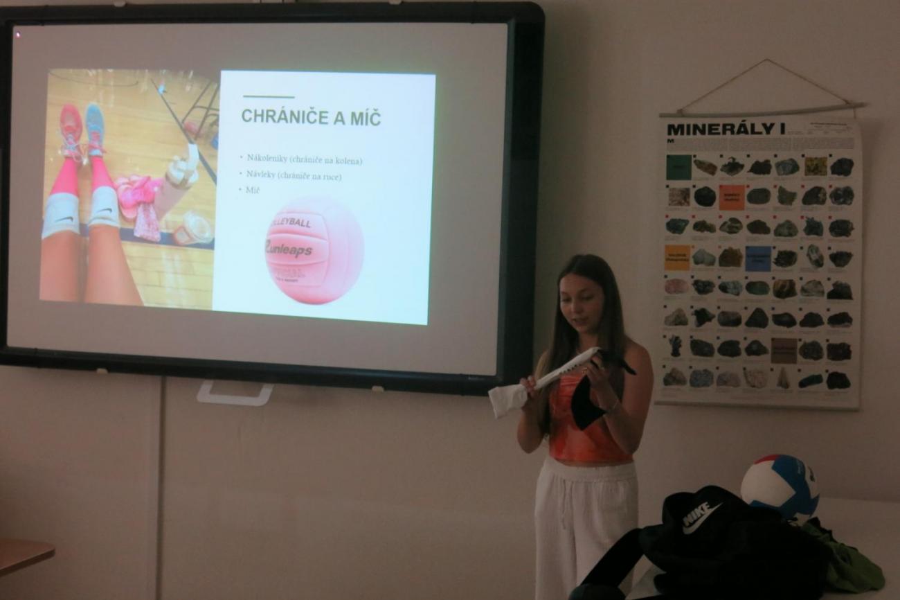 Deváťáci prezentují své ročníkové práce