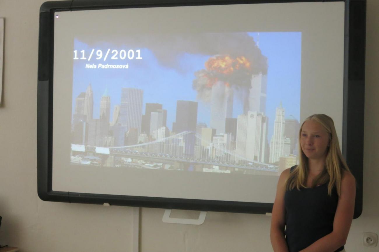 Deváťáci prezentují své ročníkové práce