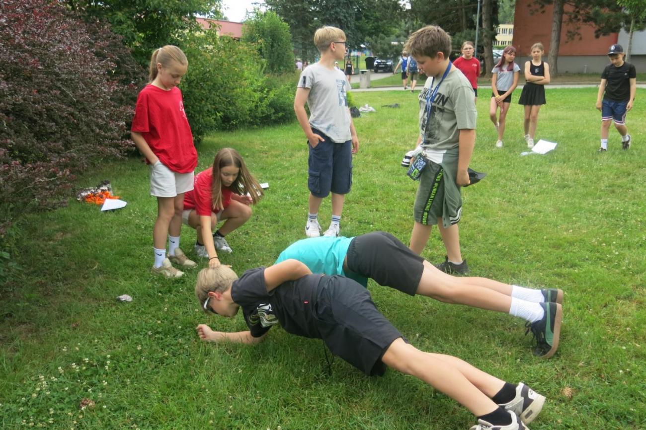 Sportovní den na závěr školního roku