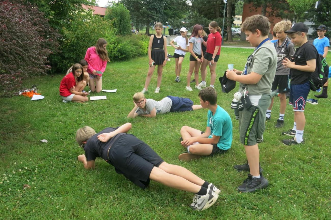 Sportovní den na závěr školního roku