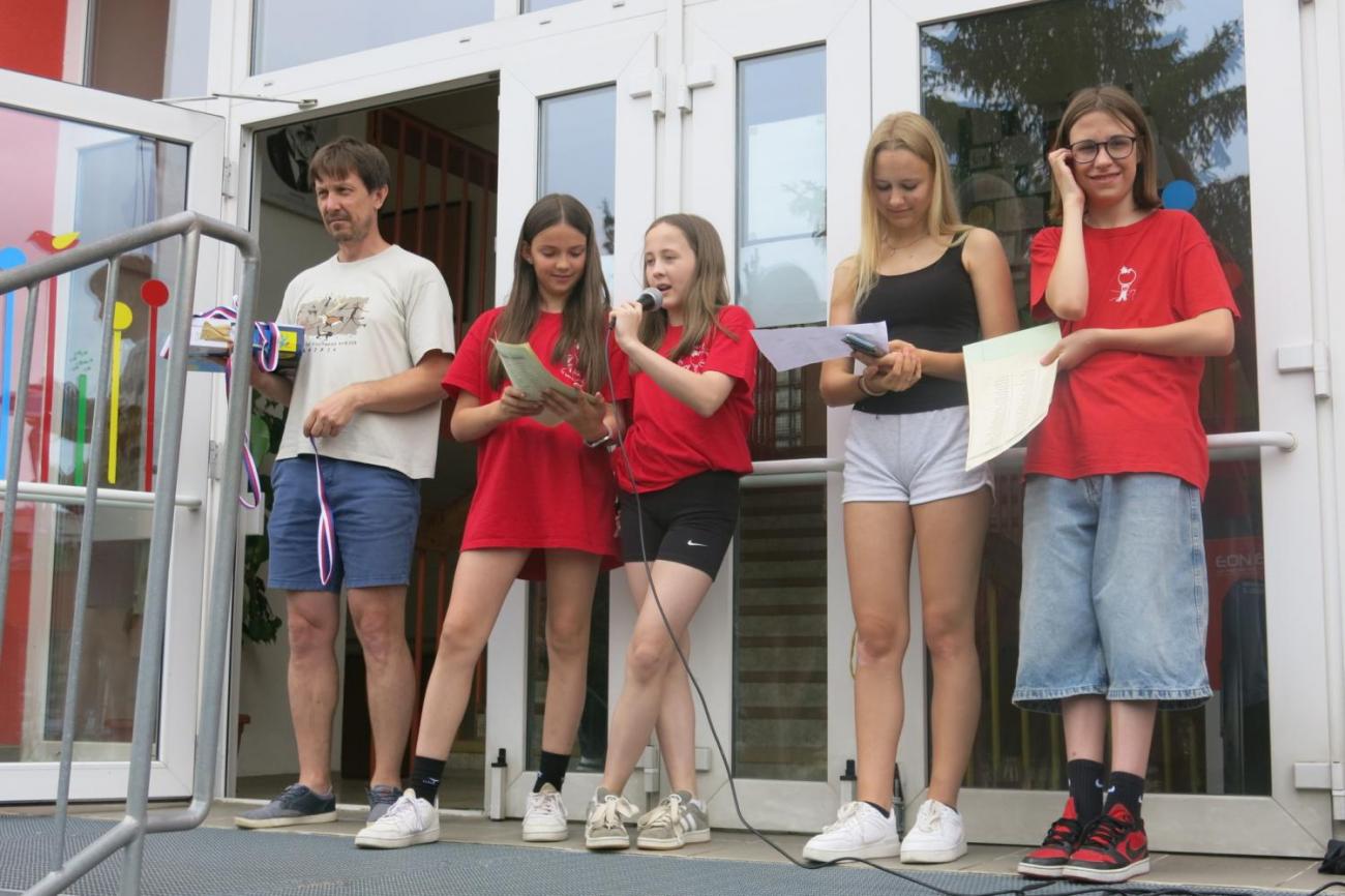Sportovní den na závěr školního roku
