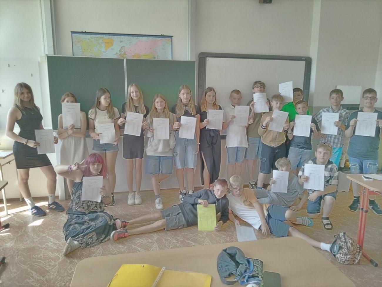 Užili jsme si poslední týden, 6.D