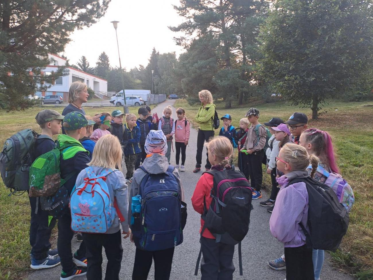 Modré žáby pod Šacberkem  2.C