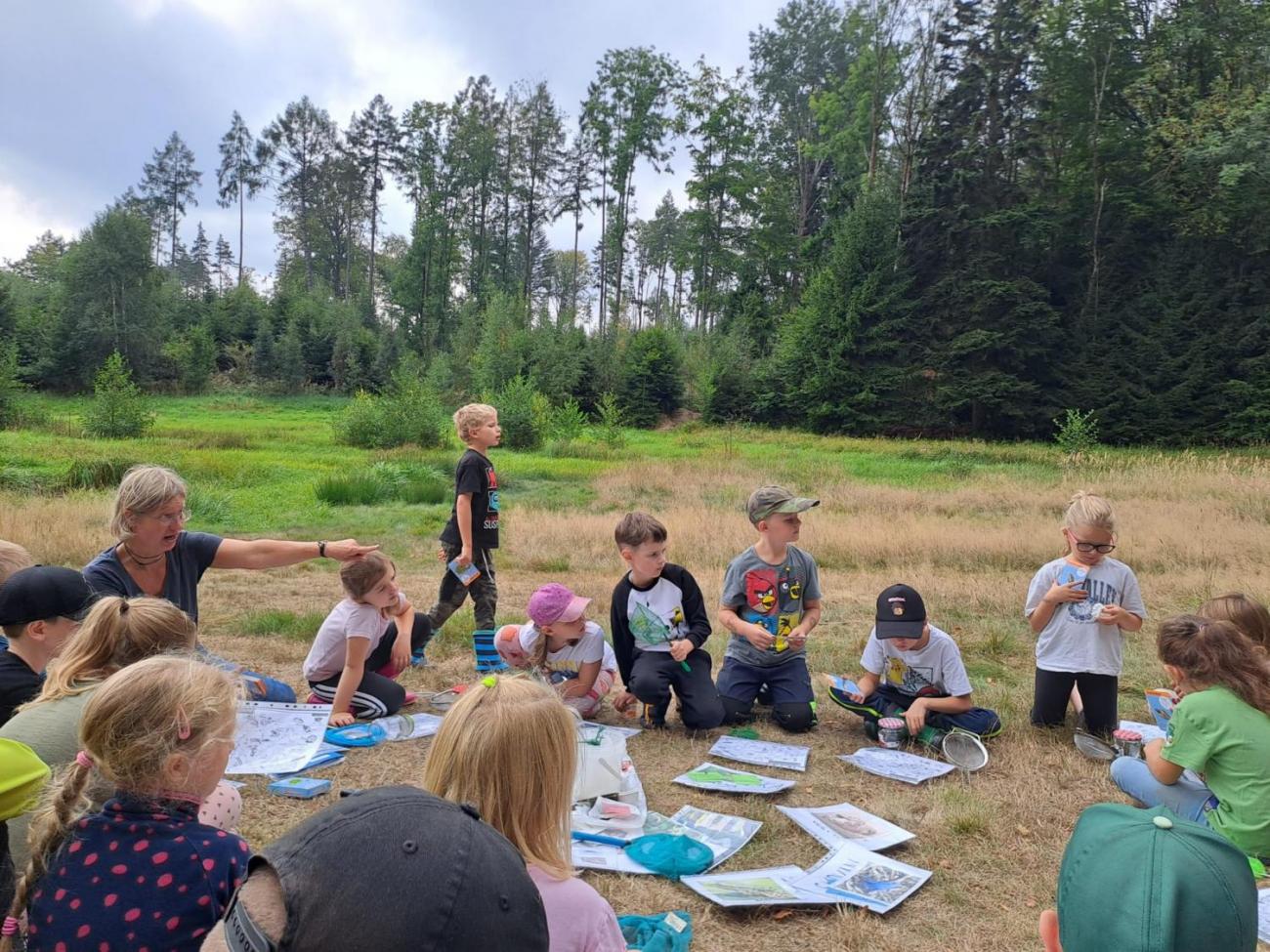 Modré žáby pod Šacberkem  2.C