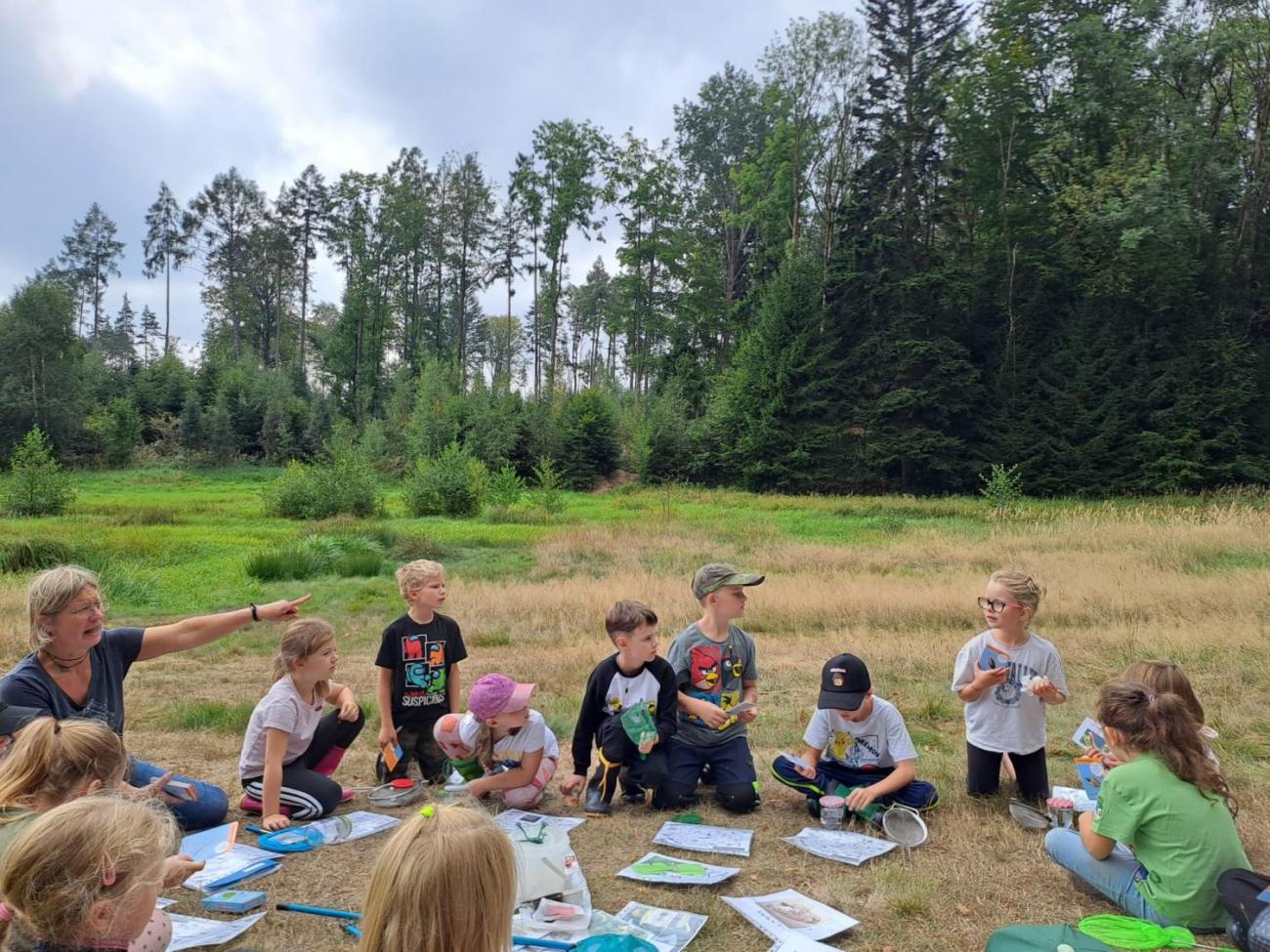 Modré žáby pod Šacberkem  2.C