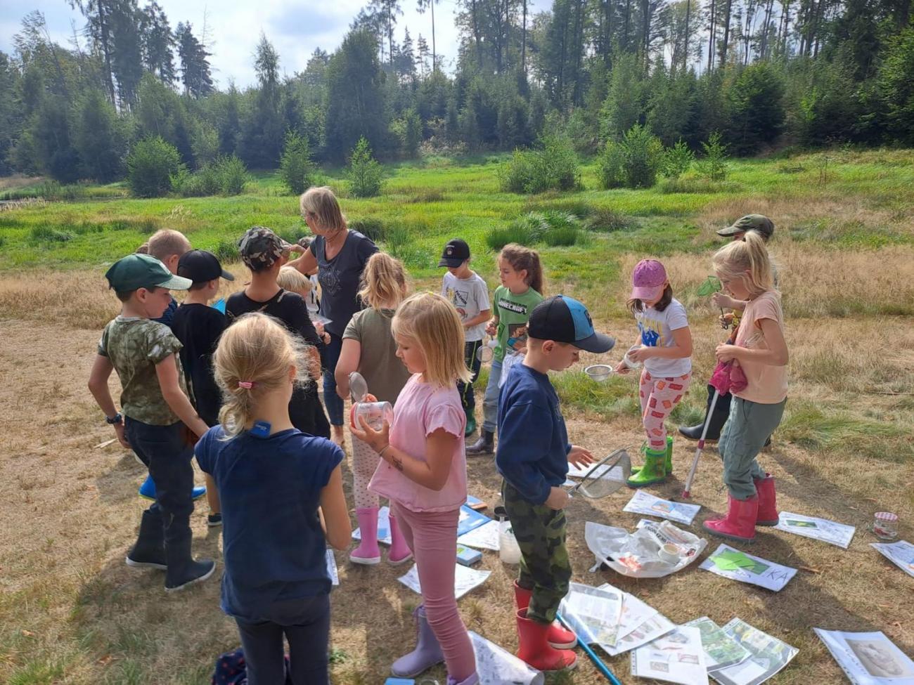 Modré žáby pod Šacberkem  2.C