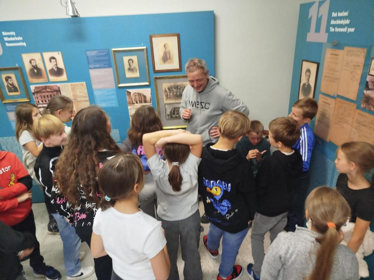 Žáci 4.A navštívili Dům Gustava Mahlera