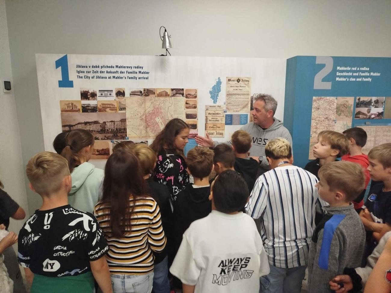 Žáci 4.A navštívili Dům Gustava Mahlera