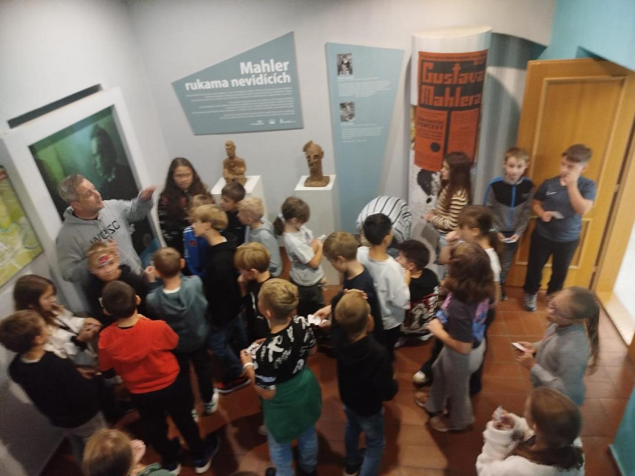 Žáci 4.A navštívili Dům Gustava Mahlera