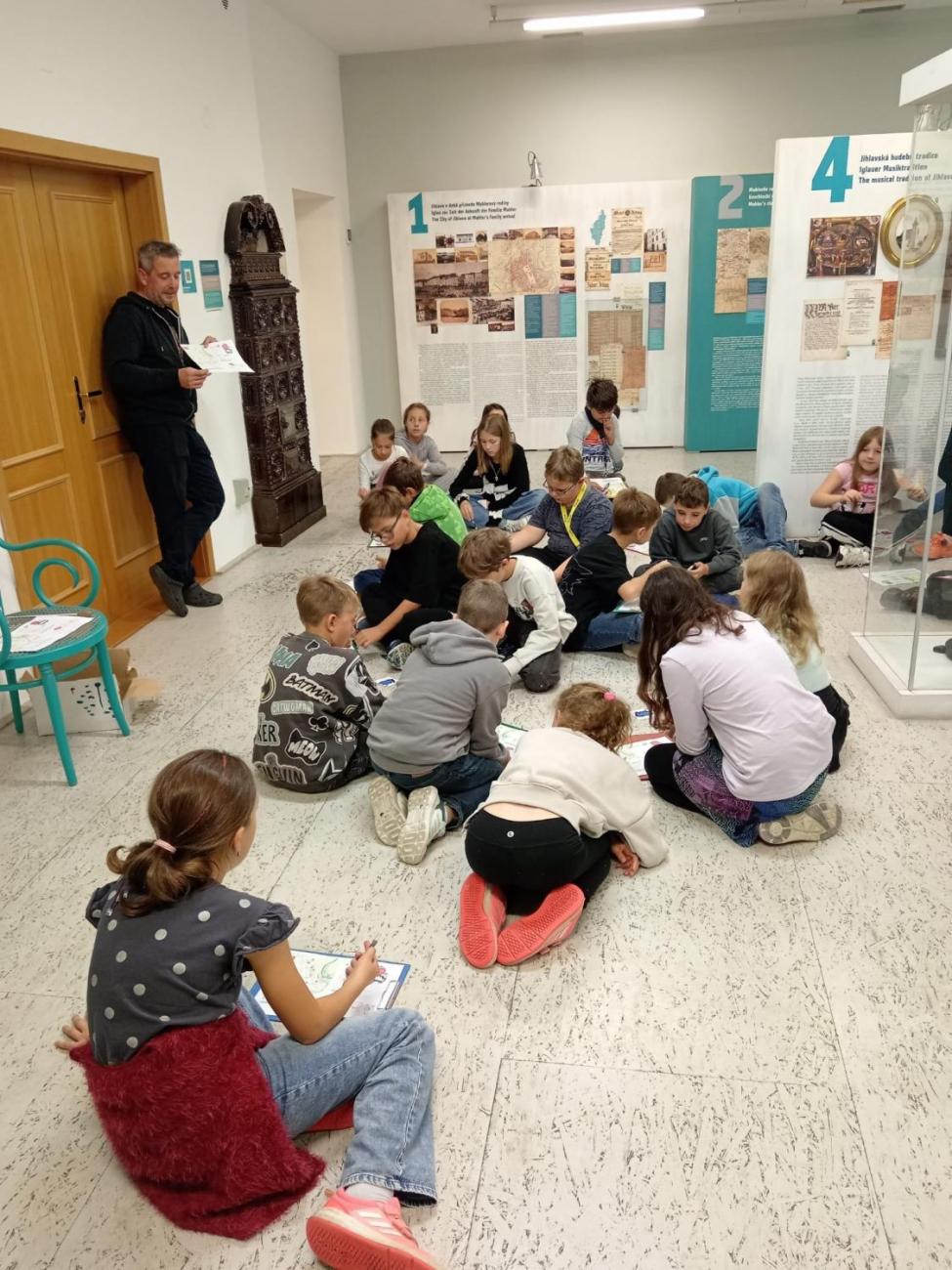 4.B v Domě Gustava Mahlera 