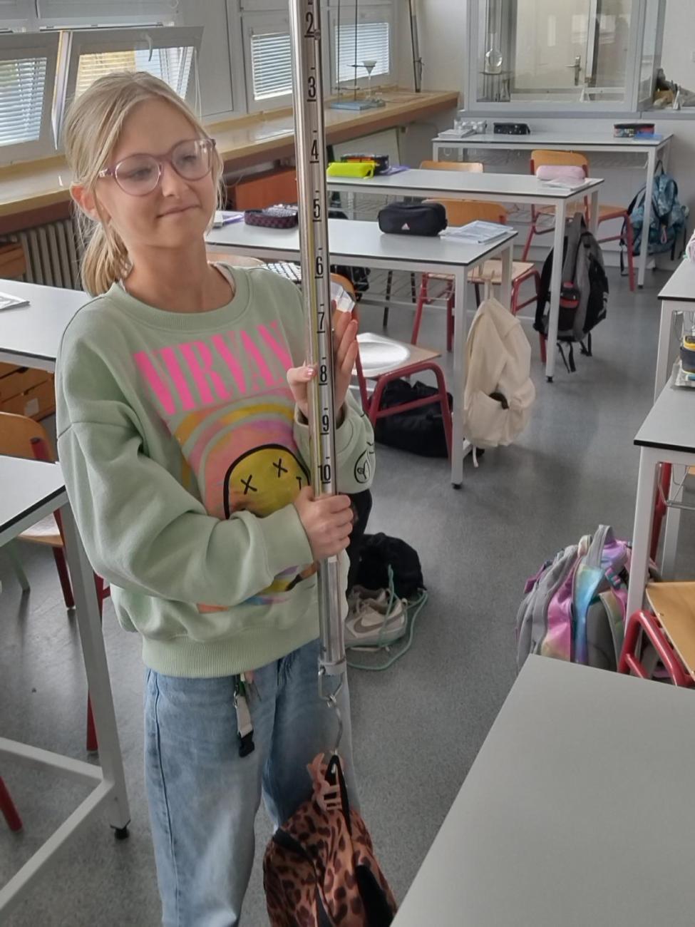 Praktická měření gravitační síly  6. ročník