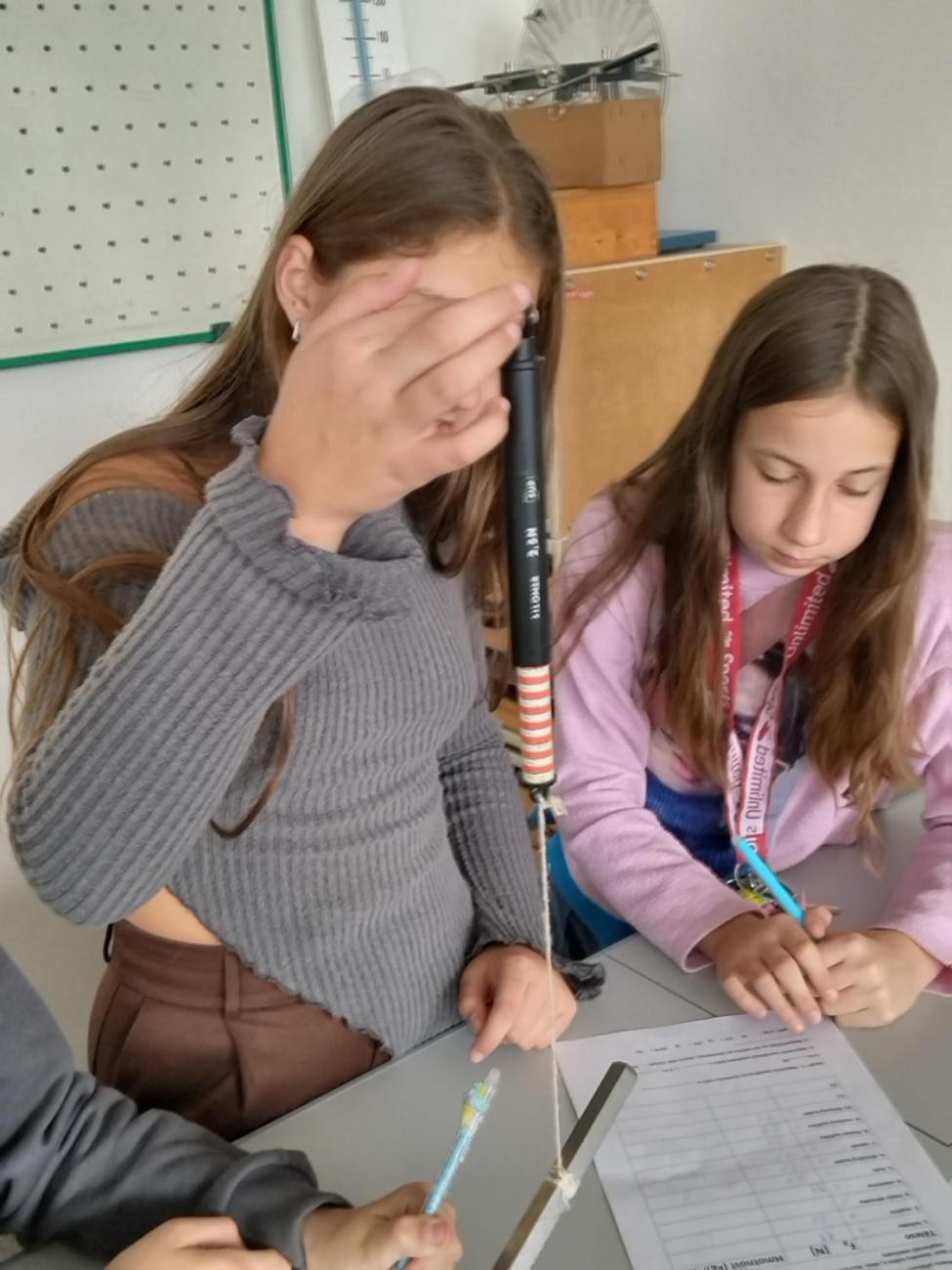 Praktická měření gravitační síly  6. ročník