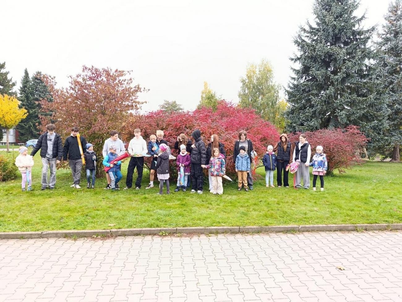 Pouštění draků s deváťáky  1.C