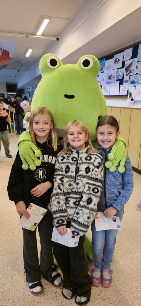 Žabák Cvaky Cvak navštívil naši školu