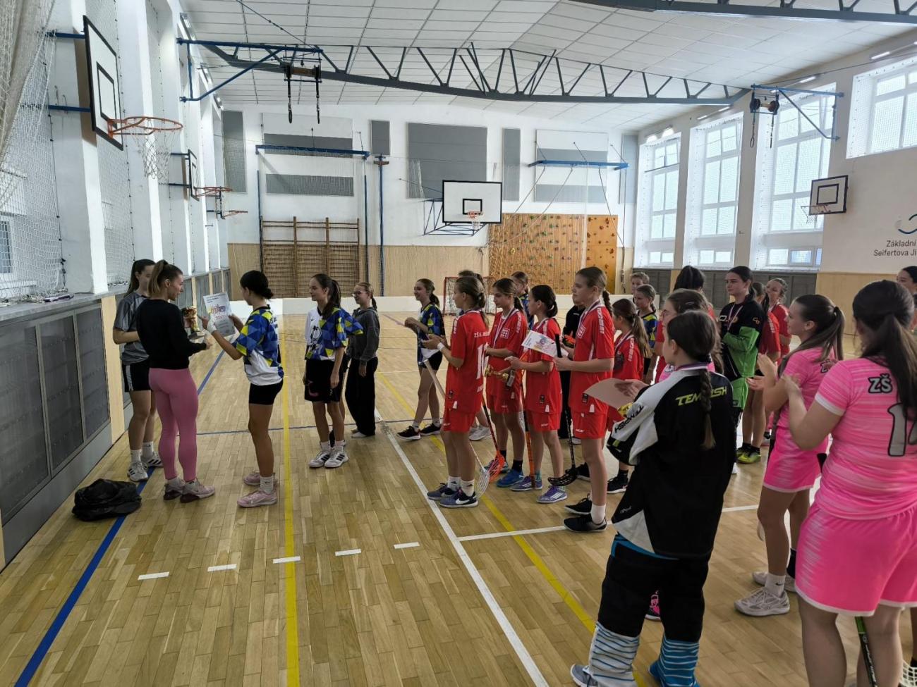 Zlato pro naše mladší žákyně ve florbalu!