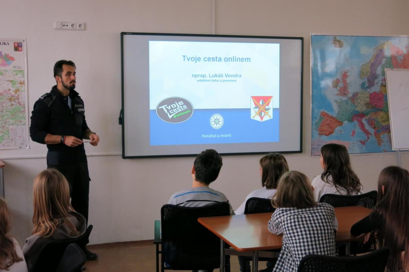 Přednáška „Tvoje cesta onlinem“ pro žáky 5. A