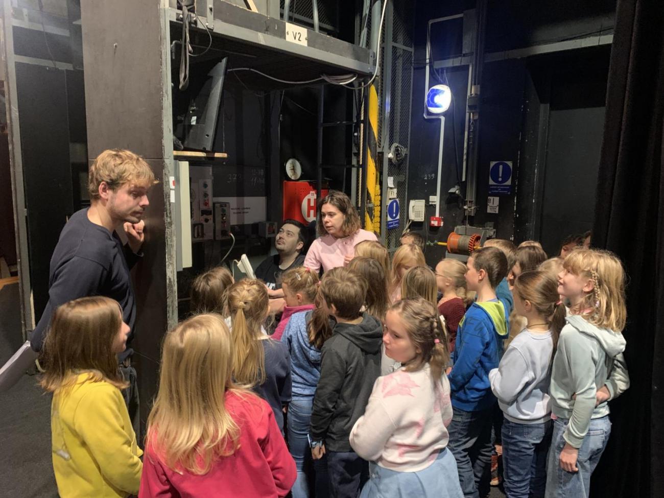 Poprvé v divadle  3.B