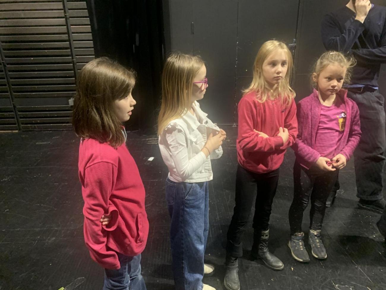 Poprvé v divadle  3.B