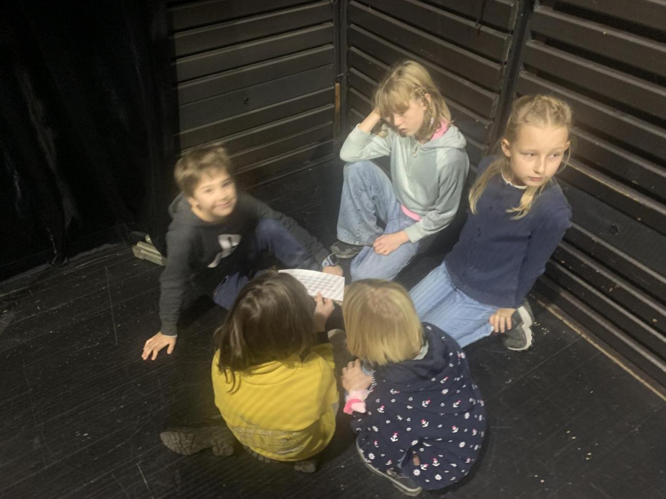 Poprvé v divadle  3.B