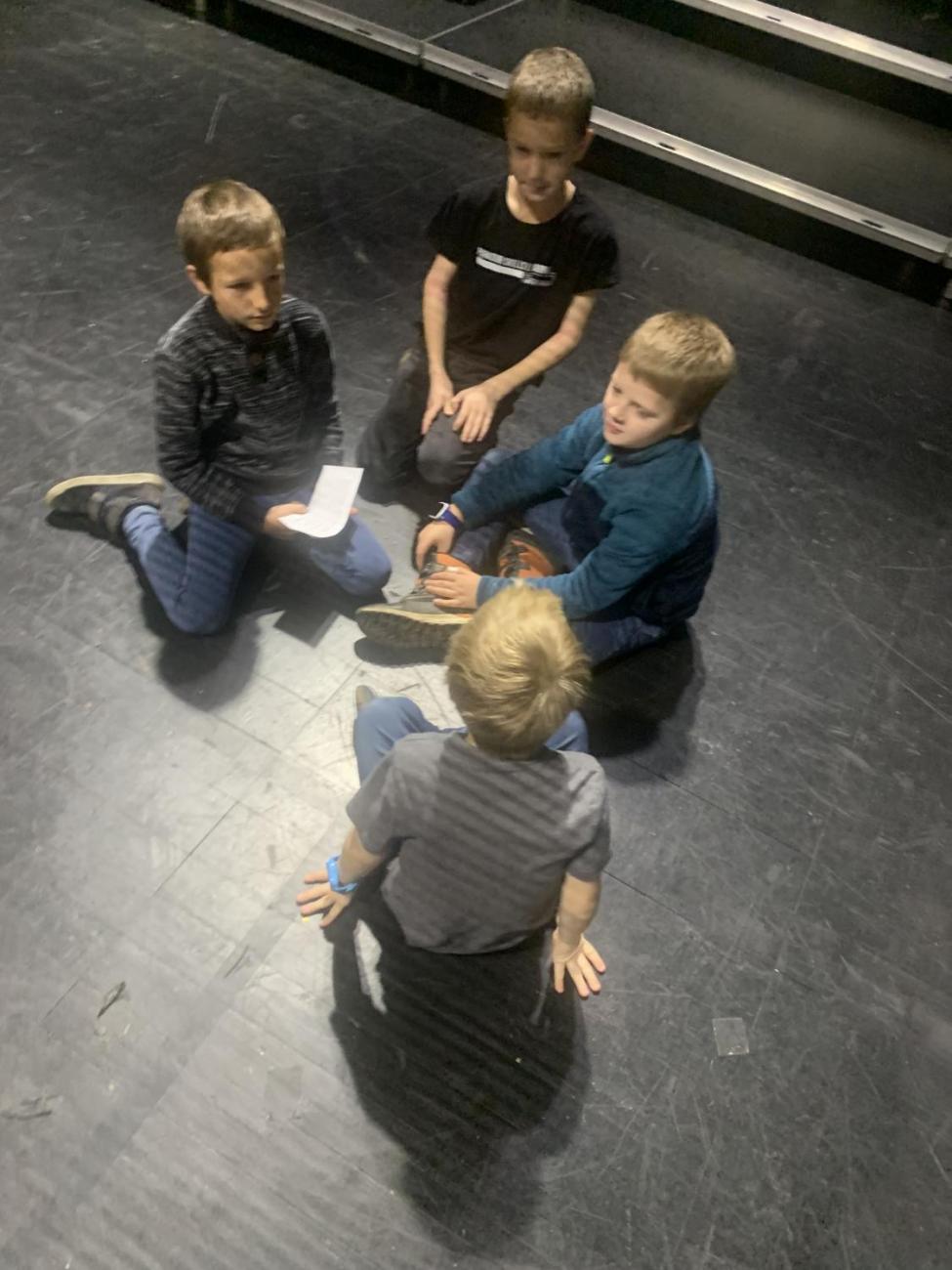 Poprvé v divadle  3.B