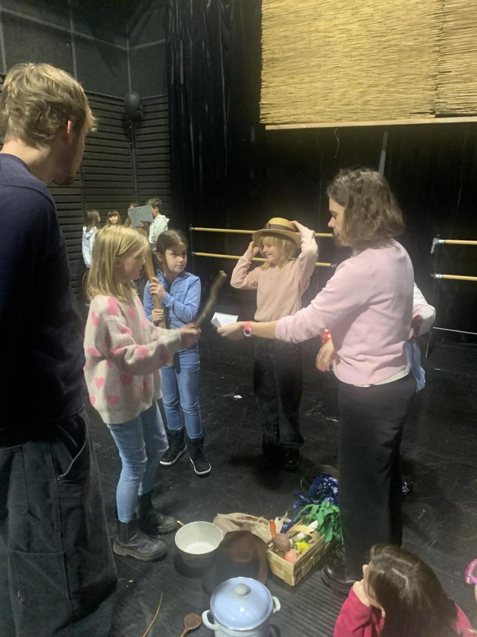 Poprvé v divadle  3.B