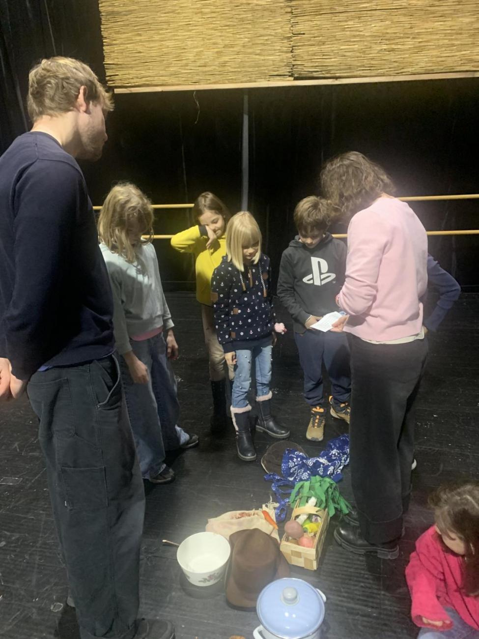 Poprvé v divadle  3.B