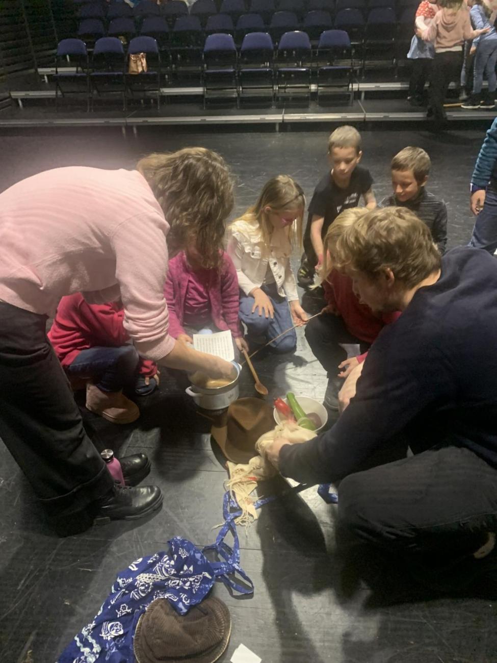 Poprvé v divadle  3.B