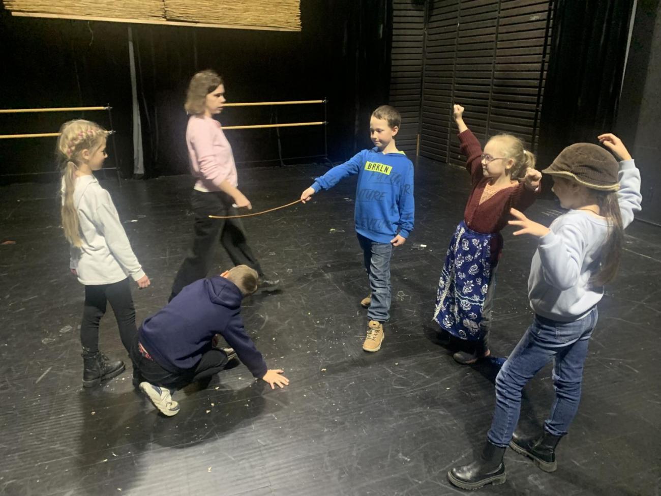 Poprvé v divadle  3.B