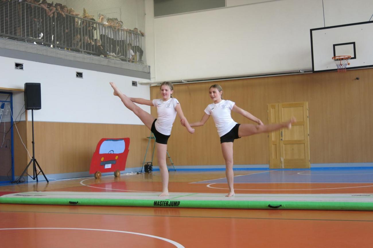 Vystoupení v tělocvičně v rámci 32. Veletrhu zdraví