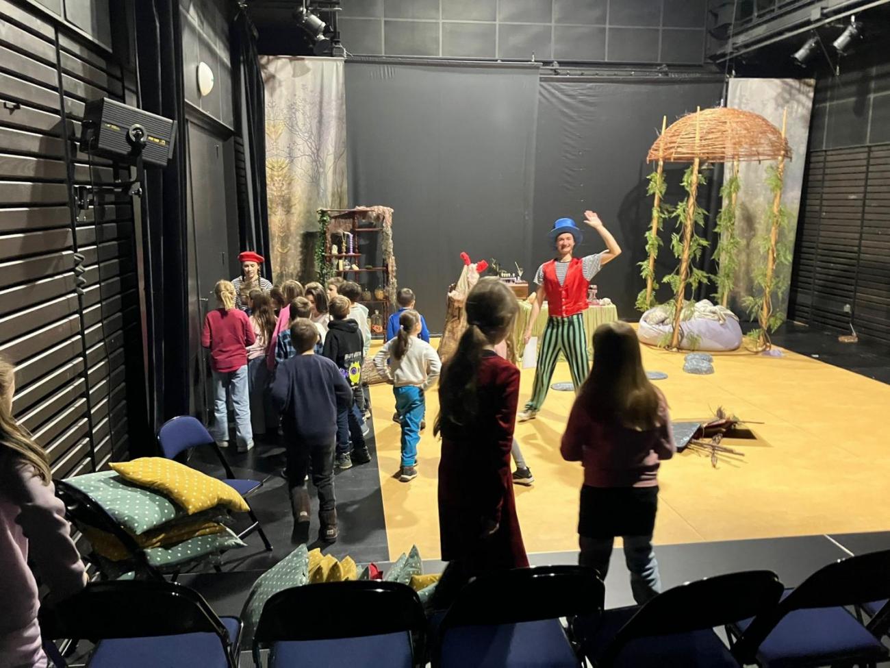 Poprvé v divadle 3.A