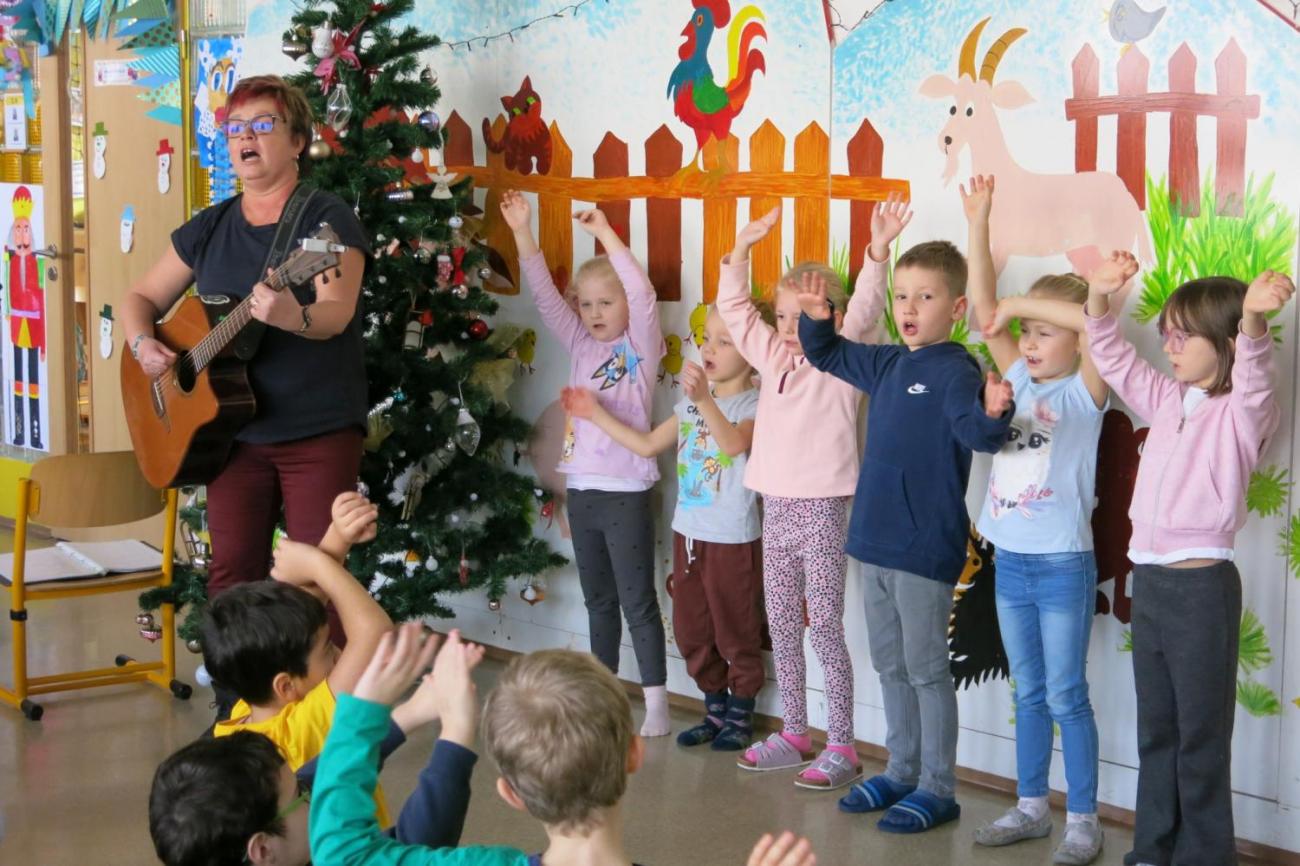 Předvánoční setkání s „Koťaty“ z MŠ Mašinka