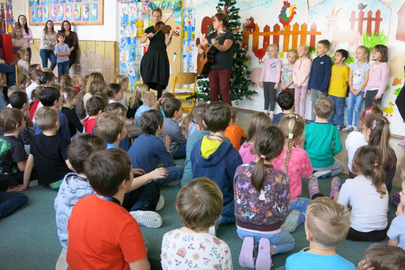 Předvánoční setkání s „Koťaty“ z MŠ Mašinka