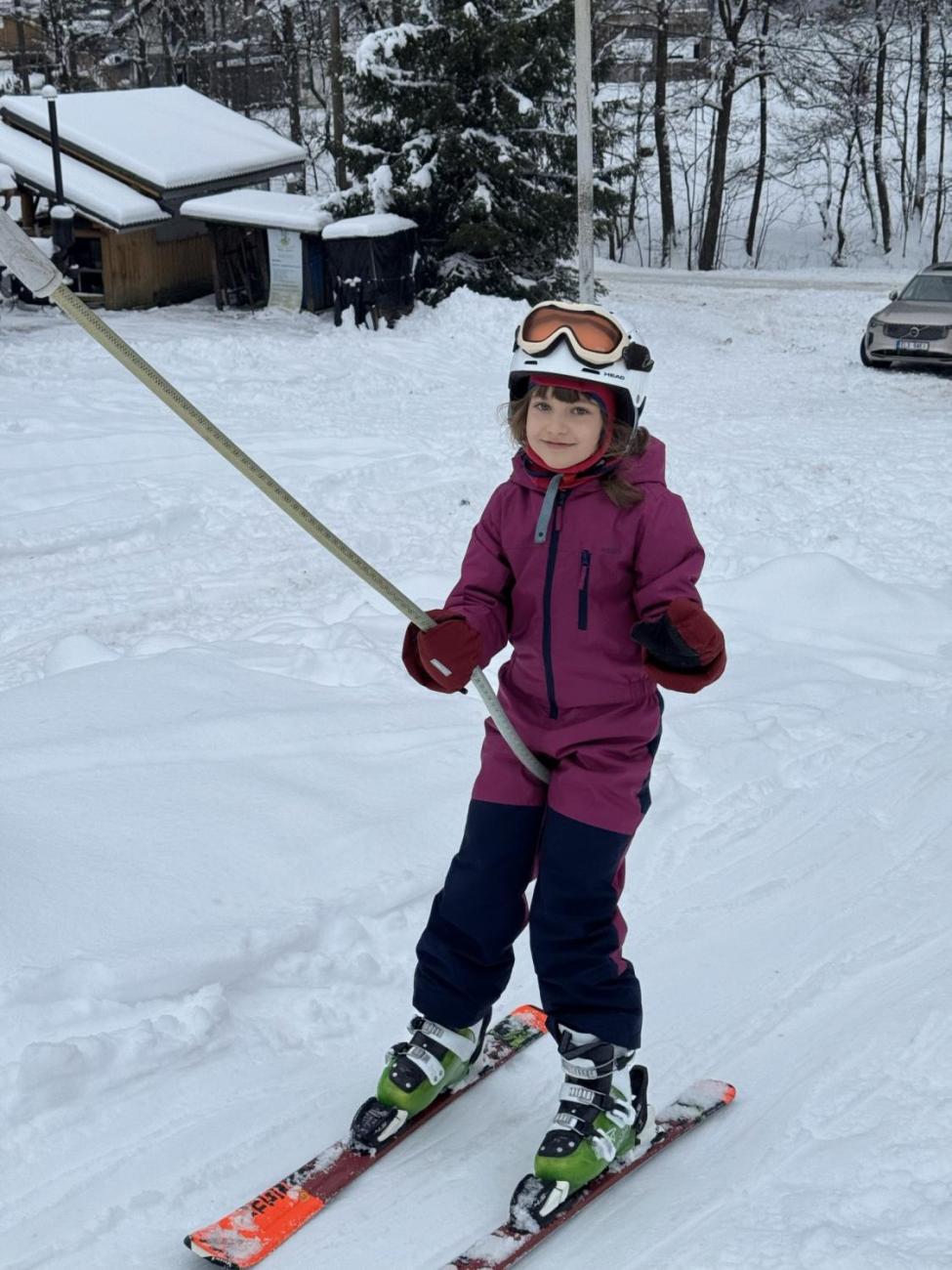 Den plný lyžování