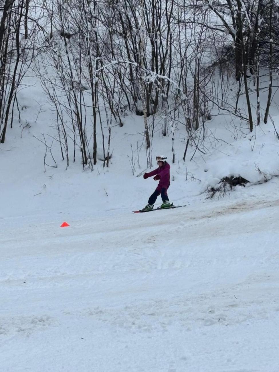 Den plný lyžování