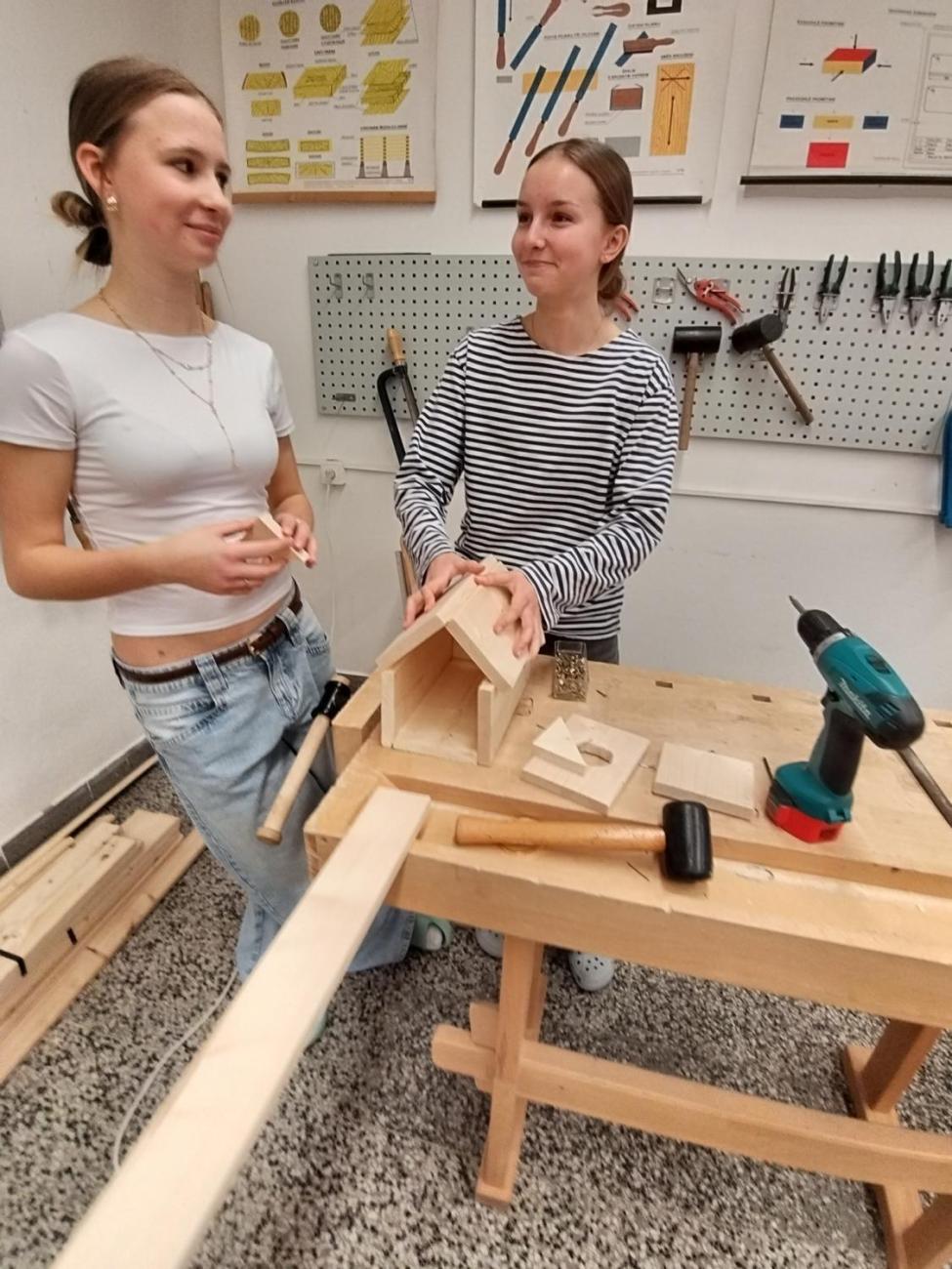 Vyrábíme krmítka i ptačí budky