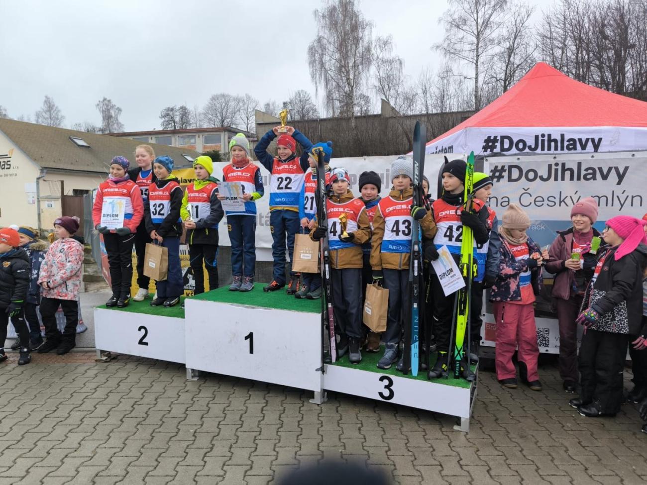 Mistrovství štafet základních škol Jihlavska v běžeckém lyžování