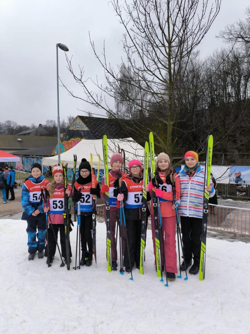 Mistrovství štafet základních škol Jihlavska v běžeckém lyžování