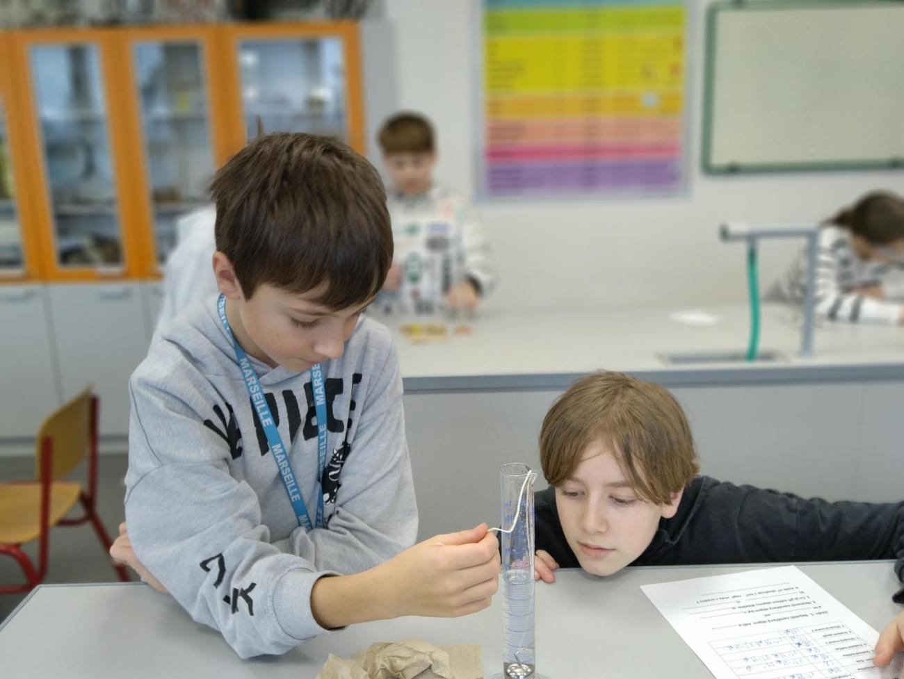 Praktická měření objemu – fyzika, 6. roč.