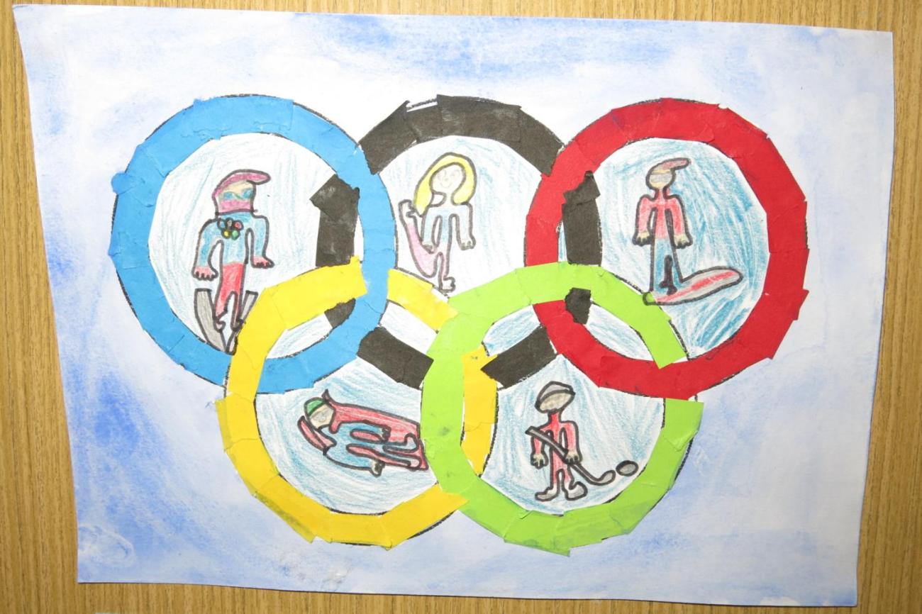 Žáci 2.B fandí zimní olympiádě 2026