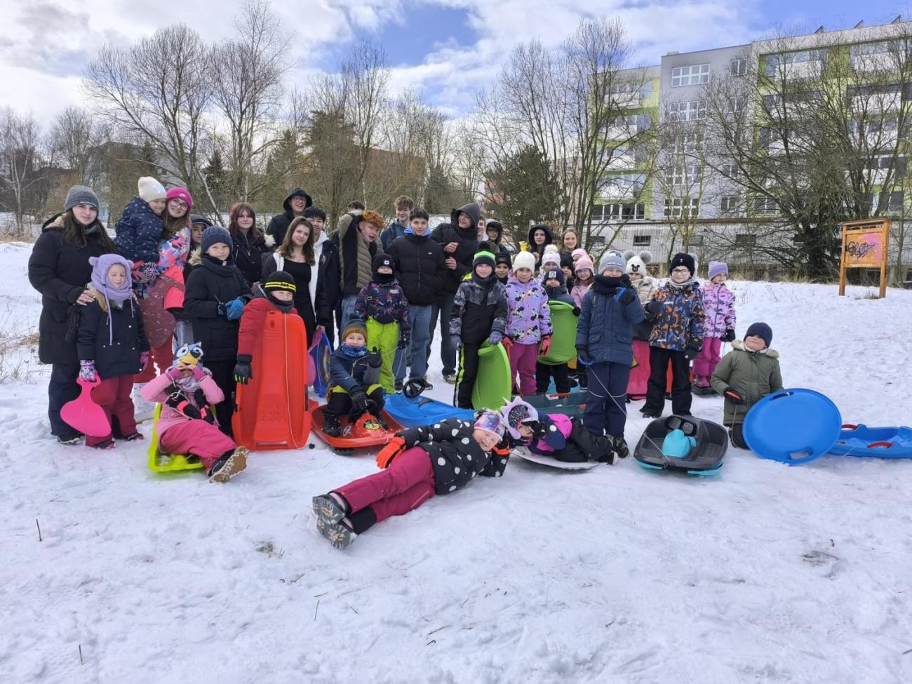 Bobování prvňáčků a deváťáků  (1.A a 9.A)