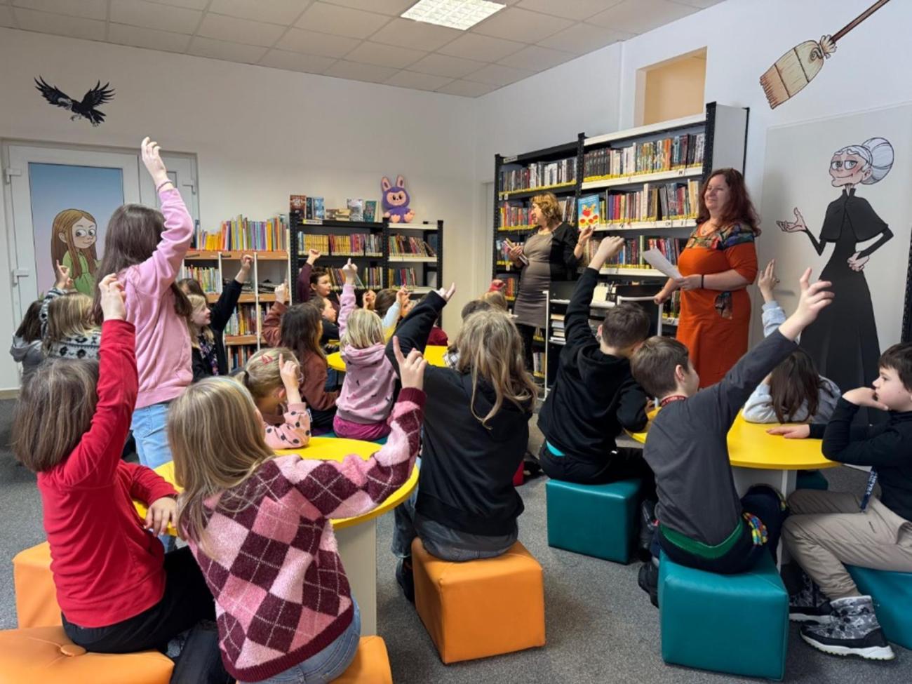 Program v knihovně  3.B