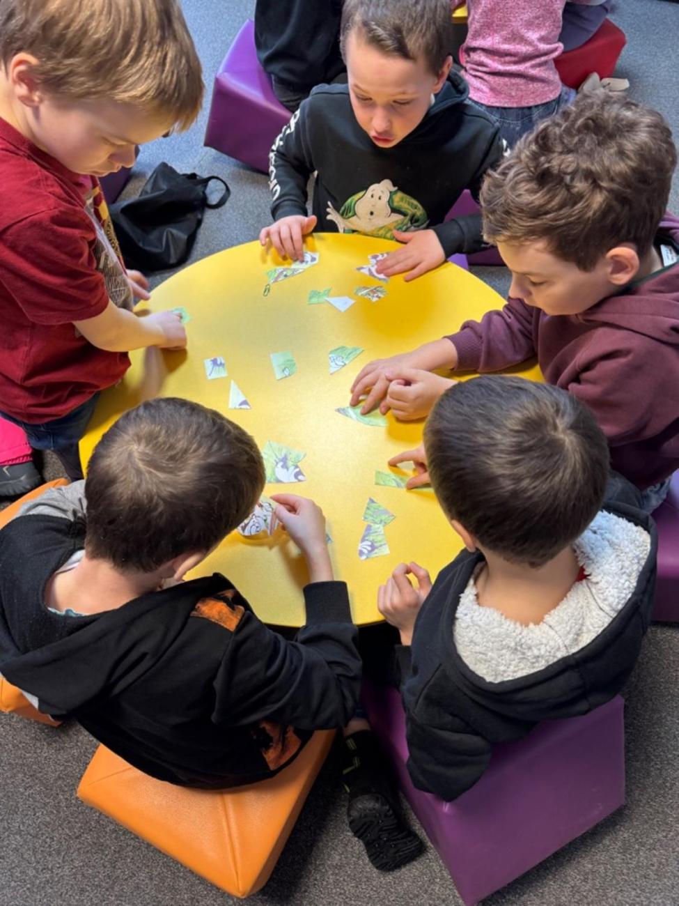 Program v knihovně  3.B