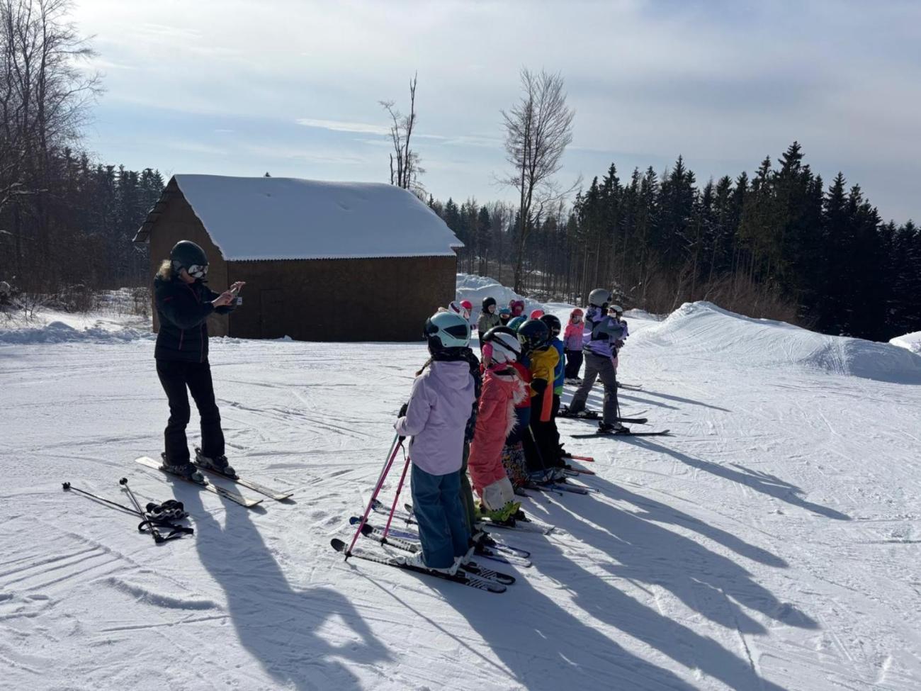 Lyžování na Čeřínku  2. ročník
