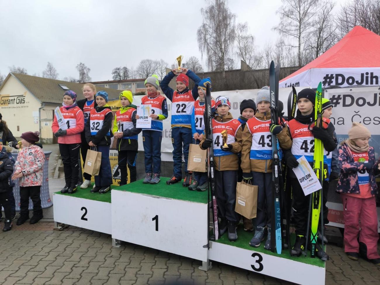 Mistrovství štafet základních škol Jihlavska v běžeckém lyžování