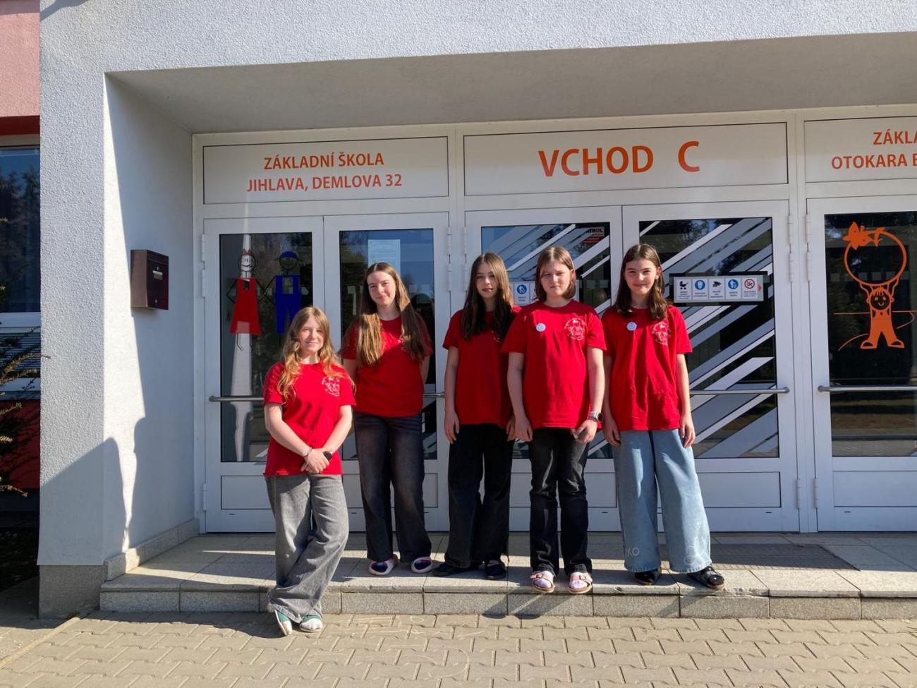 Zástupci organizačního týmu na ZŠ Demlova 