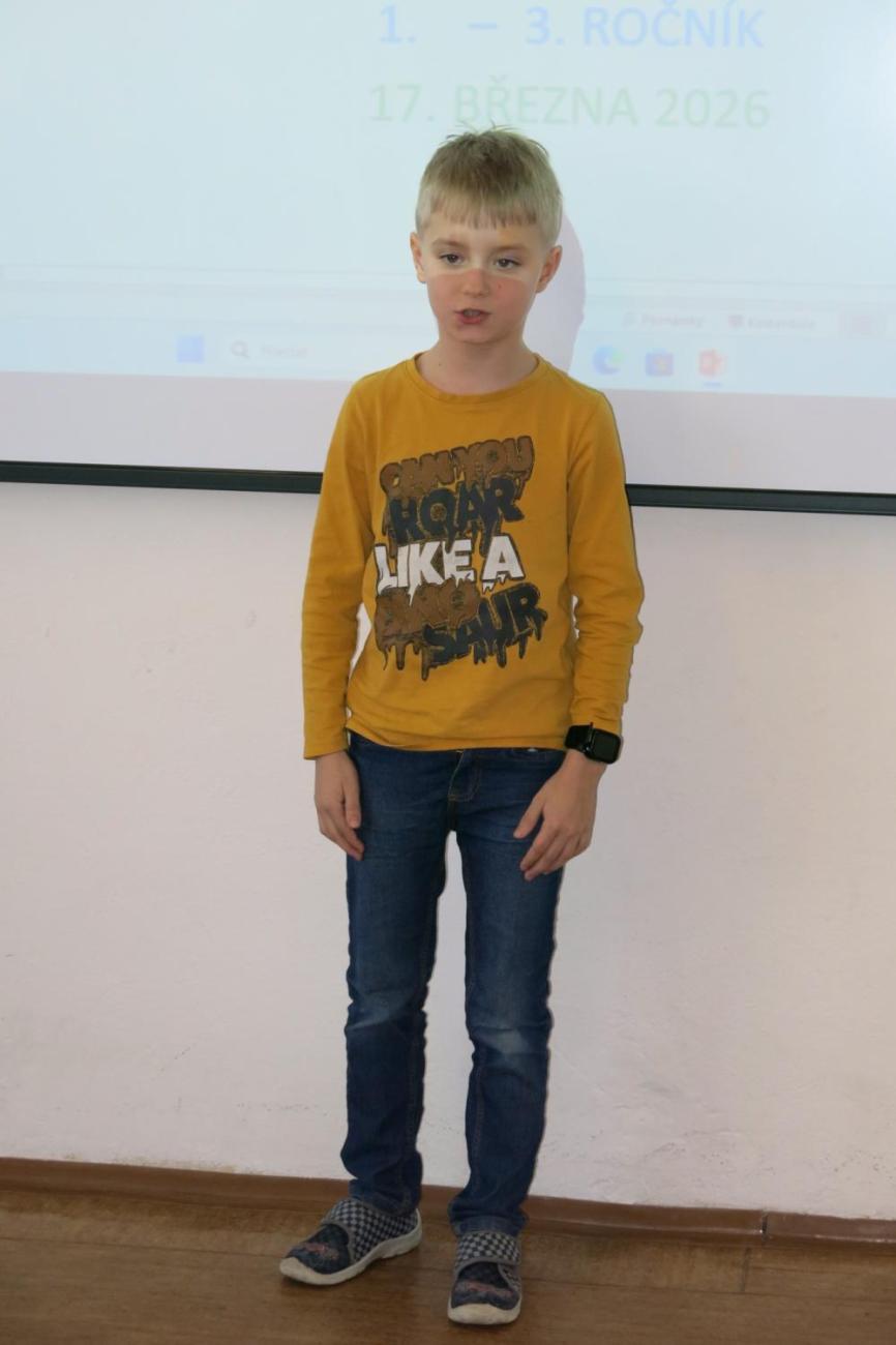 Recitační soutěž 1., 2. a 3. ročníku