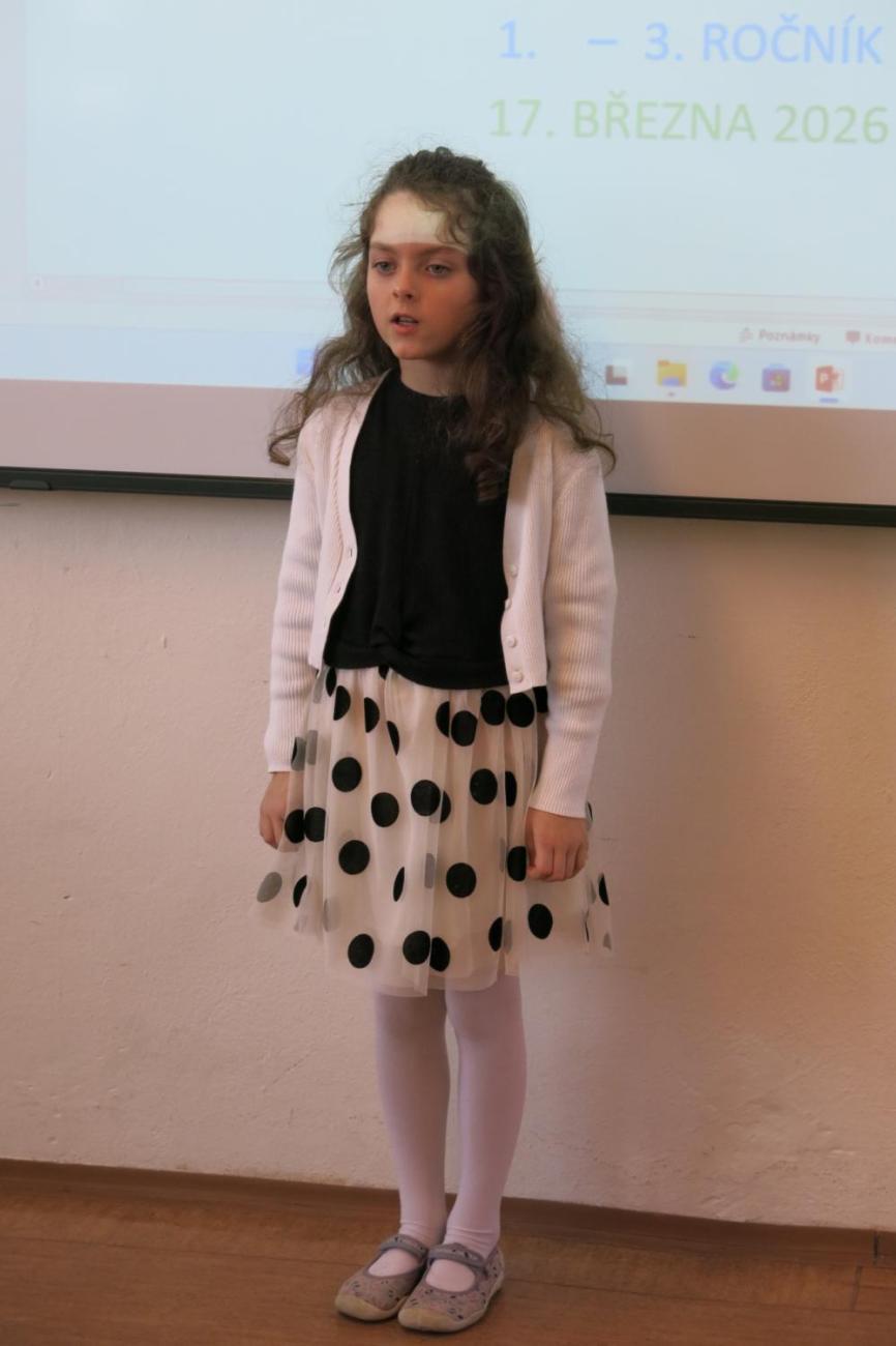 Recitační soutěž 1., 2. a 3. ročníku